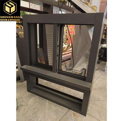 China Villa Push Pull Curtain Wall Windows Transparent Aluminium Windows Sliding Frame for sale