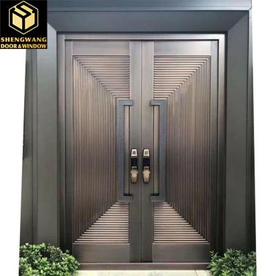 China Hotel Villa Aluminum Folding Glass Doors Apartment Aluminium Bifold Glass Doors for sale