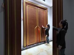 Copper doors