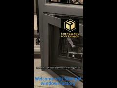 hotel villa aluminium glass hinged door aluminium bifold doors customized