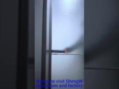 Extra narrow double glass door