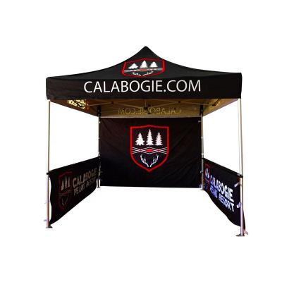 China Customized Water Proof Promotional Glamdisplay Brand Pop Up Portable Commercial Trade Show Tent Gazebo With Hex Aluminum Frame for sale