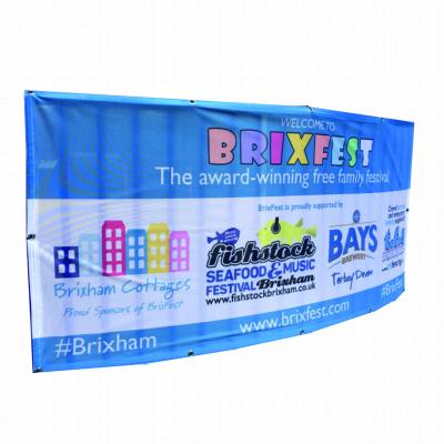 China Large Format Durable Outdoor Mesh Fabric Polyester Banner For Custom Poster And Billboard Banners for sale