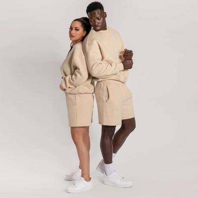 China Anti-Wrinkle RTS Shorts And Hoodie Jogger Set 2 Piece Sets Sweater And Shorts Two Piece Shorts Set Unisex Clothing for sale