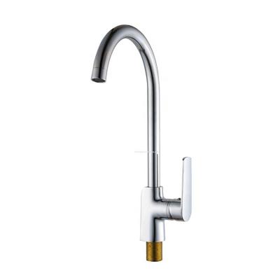 China Metered Faucets Alloy Die Casting Kaiping Faucets Aluminum Square Basin Kitchen Faucet Brushed Nickel for sale