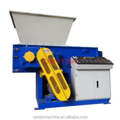 China Factory high efficiency 800 single shaft pe pp lump die block solid plastic blocks crushing plastic shredder machine for sale for sale