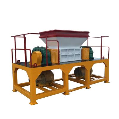 China Highly Cost Effective Plant Double Shaft Shredder Machine For Scrap Plastic Rubber Nylon Recycling for sale