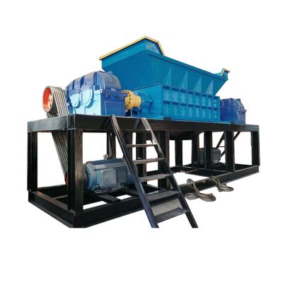 China Factory Professional Wood Plastic Pallet Double Shaft Industrial Shredder Machine Wood Carton Chippers for sale