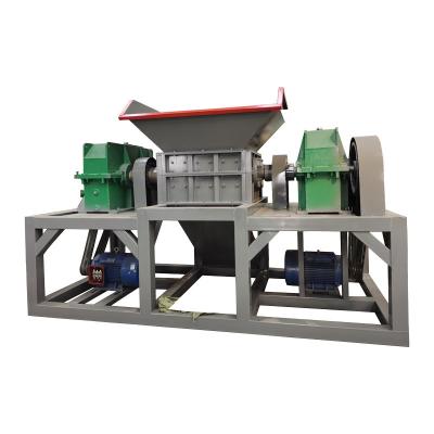 China Recycling Factory Seven Stars Scrap Plastic Tire Metal Wood Recycling Machines Double Shaft Shredder For Sale for sale