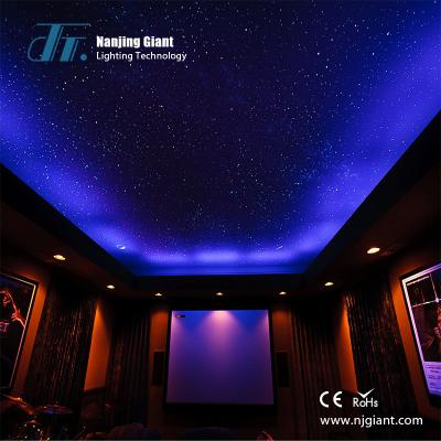 China 16w Fiber Optic Lights Party By Fiber/Aluminum Honeycomb RGB 16w Decor Star Honeycomb Ceiling Fiber Optic Light for sale