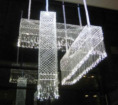 China Modern 12 Volt 220v Mini Restaurant Chandeliers And Led Fiber Optic Pendant Light for sale