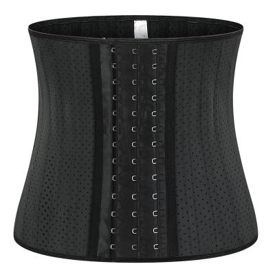 China Breathable Breathable Punch Plus Size Waist Trainers 25 Steel Bone Latex Waist Trainer for sale