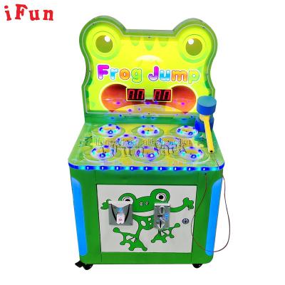 China Coin Operated Kids Game Machine Frog Pop Up Ticket Redemption Game Machine For Game Center Indoor Frog Pop Up for sale