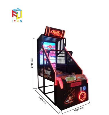 China New Arcade Basketball Game Machines With Ifun Visual Screen Epic Redemption Token Circle Shooter L2.5*W1*H2.35m for sale