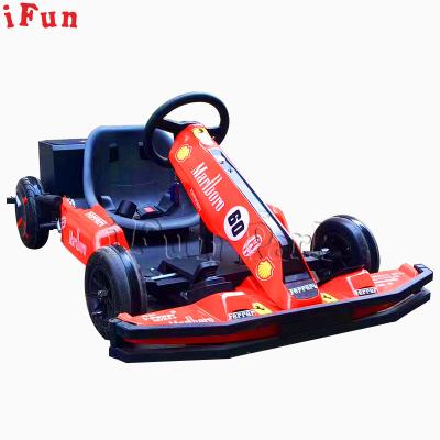 China High Quality Fiberglass 250W 36V 24AH Electric Kids Go Kart For Kids Mini Drift Bumper Car Fiberglass /Metal Go Kart Car For Sale for sale