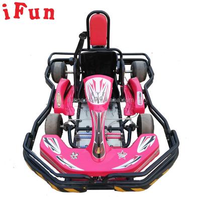 China IFUNPARK High Quality Fiberglass Exciting Racing Go Karts For Adults For Kids For Amusement Park For Resort for sale