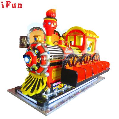 China Glass Kids Happy Revolving Train Indoor Fun Rides Outdoor Amusement Park Equipment Train Hero for sale