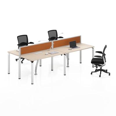 China Maintain.environmental modern office furniture partition 4-6 seater office workstation desk for sale