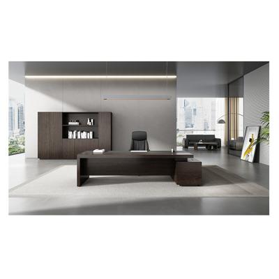 China Modern Full In Features Wooden Office Furniture Office CEO Executive Desk for sale