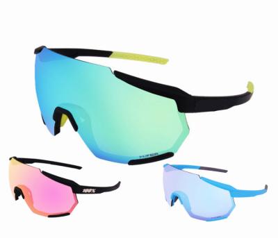 China Outdoor Sports Half-frame Sunglasses Ultralight Sports Eyewear Cycling Polarized Sunglasses with 3 Interchangeable Lenses for Women and Men for sale