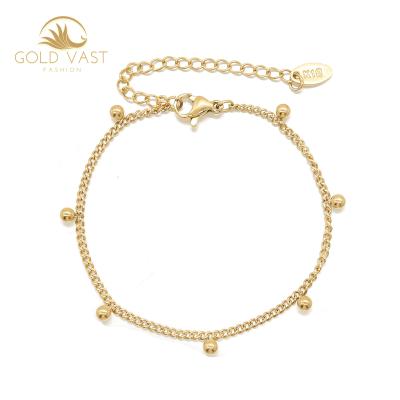 China FASHIONABLE Trendy Stainless Steel Gold Plated Bracelets & Bangles Bracelets Sets Alloy Charm Bracelet Jewelry Zinc Alloy Jewelry Or for sale