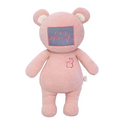 China Plush Toy 2020 Valentine's Day Gift Heartbeat Bear Teddy Bear Cartoon Lovely Party Special for sale