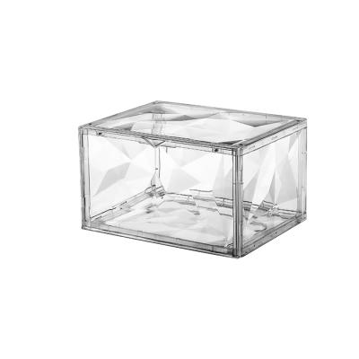 China Neway Sustainable Clear Storage Dropfront Shoe Box Stackable Container Custom Shoe Box for sale