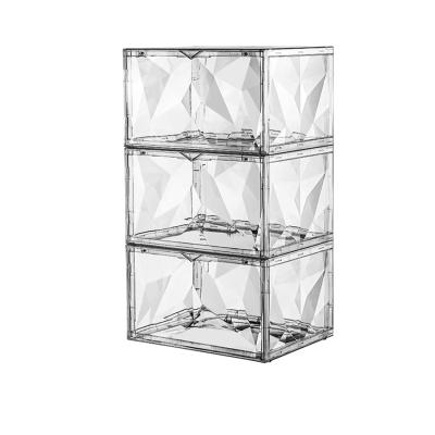 China Clear Hard Storage Viable Neway Container Shoe Box Bulk Sneaker Storage Boxes for sale