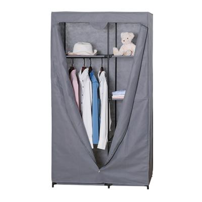 China Foldable Portable Wardrobe Closet To Bedroom Diy Multifunctional Folding Closet Cloth Wardrobe for sale