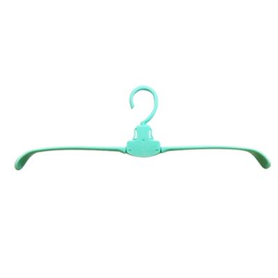 China Folding Tensioning Products 2019 Magic Coat Hangers For Clothes Foldable Plastic Coat Hanger for sale