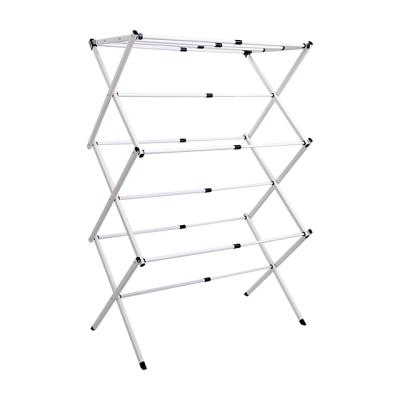 China Modern Customized Foldable 3 Tier Hanger Rack Fabric Dryer Rack Clothes Drying Rack for sale