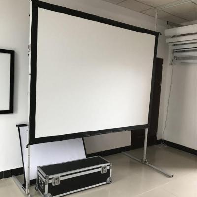 China Quick Fold Screen Outdoor Quick Fold Projection Screen Customize Size for sale