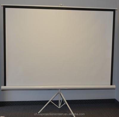 China Mobile Tripod Stand Tripod Projection Screen /projector Portable Screen With Round Tripod / Competitive Price for sale