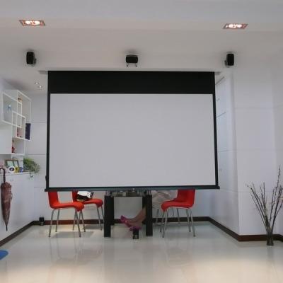 China Motorized View TELON 16:9 Home Theater Black Diamond Screen for sale