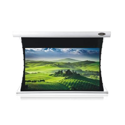 China 200 Inch Electric Projector Screen , High Standard Tab-Voltage Motorized Screen With Universal Control for sale