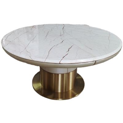 China Adjustable (Other) Dining Dining Table Hotel Table Modern Marble Table for sale