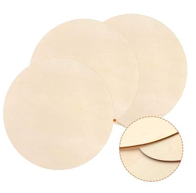 China China Wood Circles for Crafts 12 Pack 12 inch Unfinished Wood Rounds Wood Cutouts for Crafts, Wood Slices for Painting, Door Hanger for sale