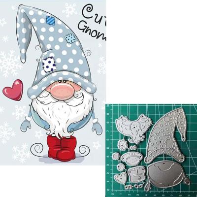 China Wholesale Custom Craft Santa Father Christmas Mental From Europe Cutting Dies For Diy Gift And Scrapbooking for sale