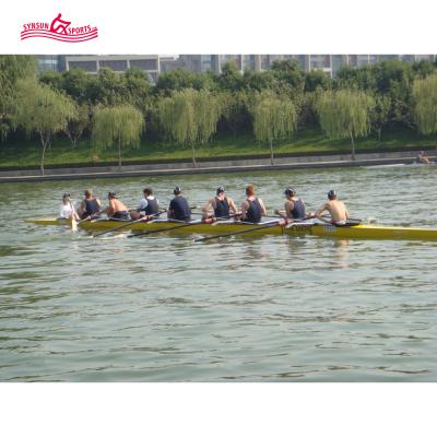 China Carbon world championship rowing boat for eight person, FISA, for sale