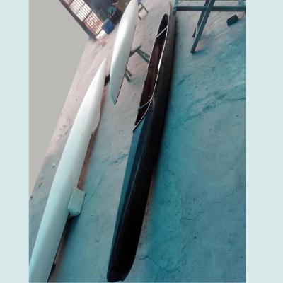 China Professional C-1 Carbon Fiber Racing Boat Canoe Single for Rowing on Smooth Water for World Class Athletes for sale