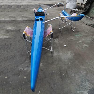 China Carbon outrigger canoe for ocean using, carbon fiber for sale