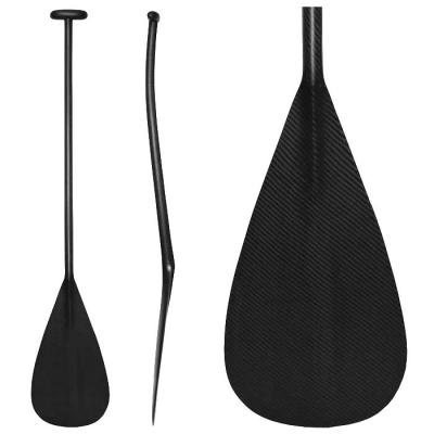 China Carbon Fiber Customized Length Carbon Fiber Blade Bend Shaft Hybrid Outrigger Canoe Paddle 2022 OC Paddle for sale