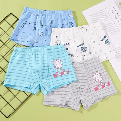 China Cinese de Biancheria Comfortable Breathable Intima Plush Size Children's Underwear Boxer Cotton Boy's Wholesale Price Underwear QUICK DRY for sale