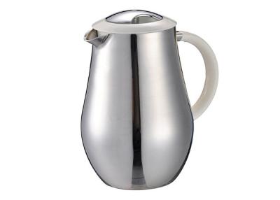 China Stainless Steel Tea Double Wall Coffee Plunger 8 Cup SS304 for sale