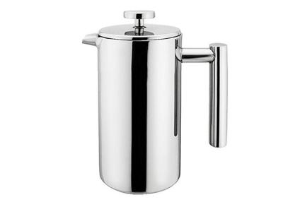 China Coffee Plunger 8 Cup Stainless Steel Metal French Press Pot Cafetiere SS304 for sale