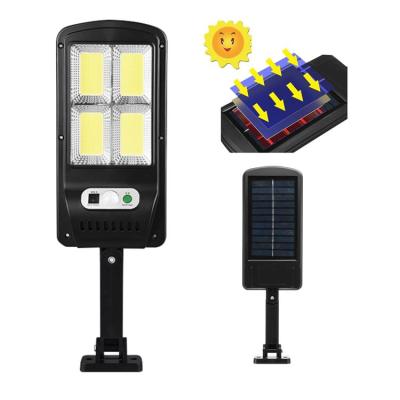 China Hot Selling Waterproof Garden Power Led 30w 128 COB Solar Garden Light Outdoor Rechargeable Battery Street Light for sale