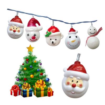 China Beautiful Hot Selling Fairy Christmas Santa Claus Snowman Christmas Garden Tree Decoration Light From Amazon Led String Light for sale