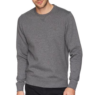 China Fashionable custom mens crewneck 65% polyester 35%cotton fleece sweatshirt anti-shrink for sale