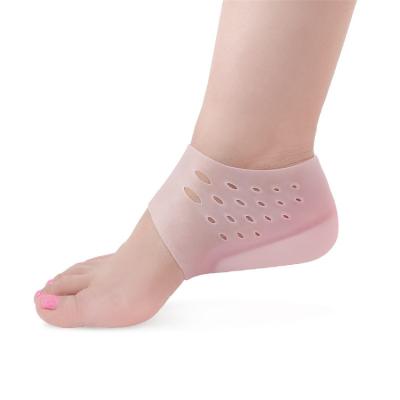 China Hot Selling Amazon Size Increase Height Increase Insole Heel Lift Insole Invisible Foot Enhancer Non-Slip Stepping Socks for sale