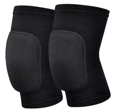 China Breathable Unisex Elastic Sponge Knee Pads Knee Sleeves Knee Support Brace Protector For Volleyball Dance for sale